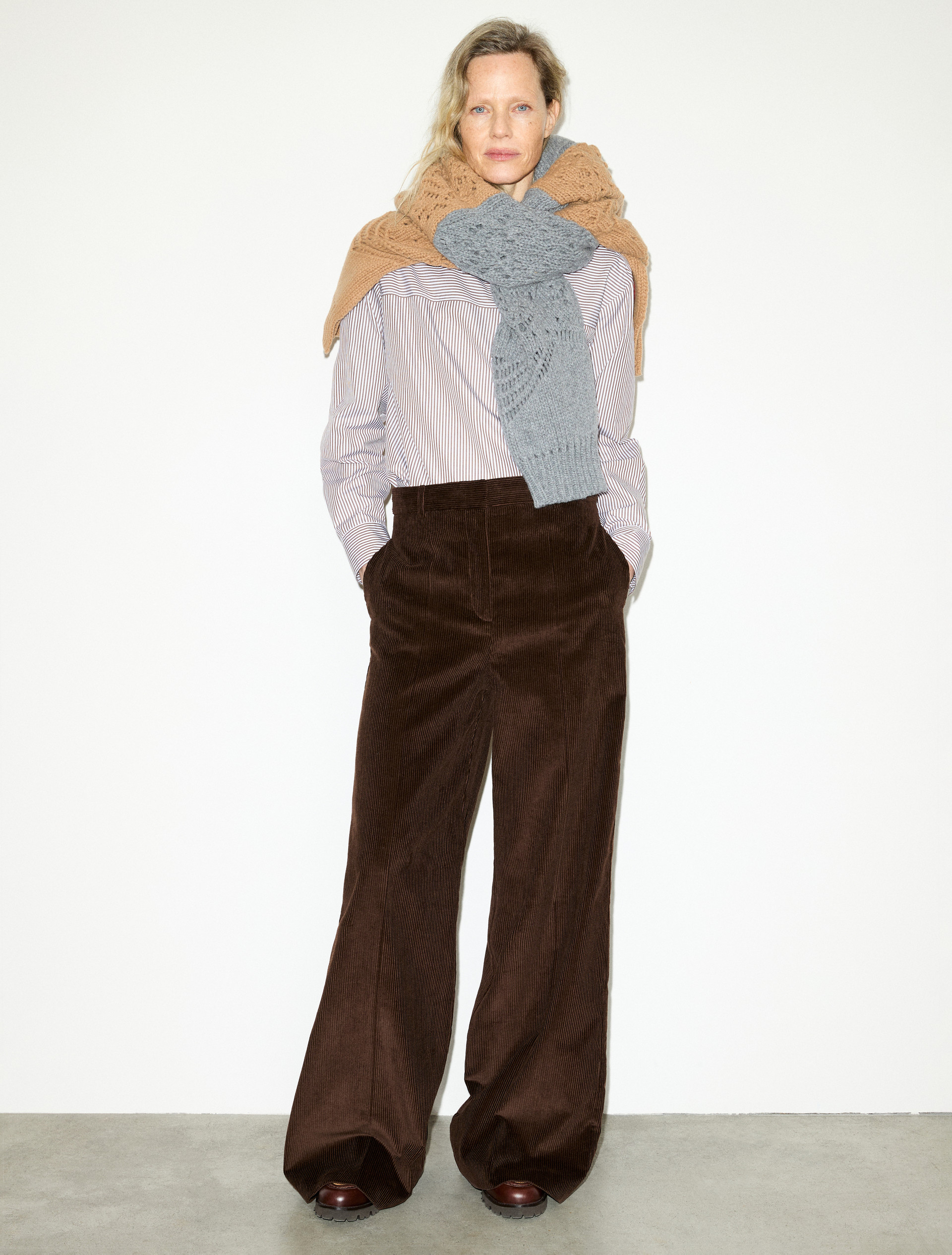 Wide-leg corduroy trousers - MAX&Co.