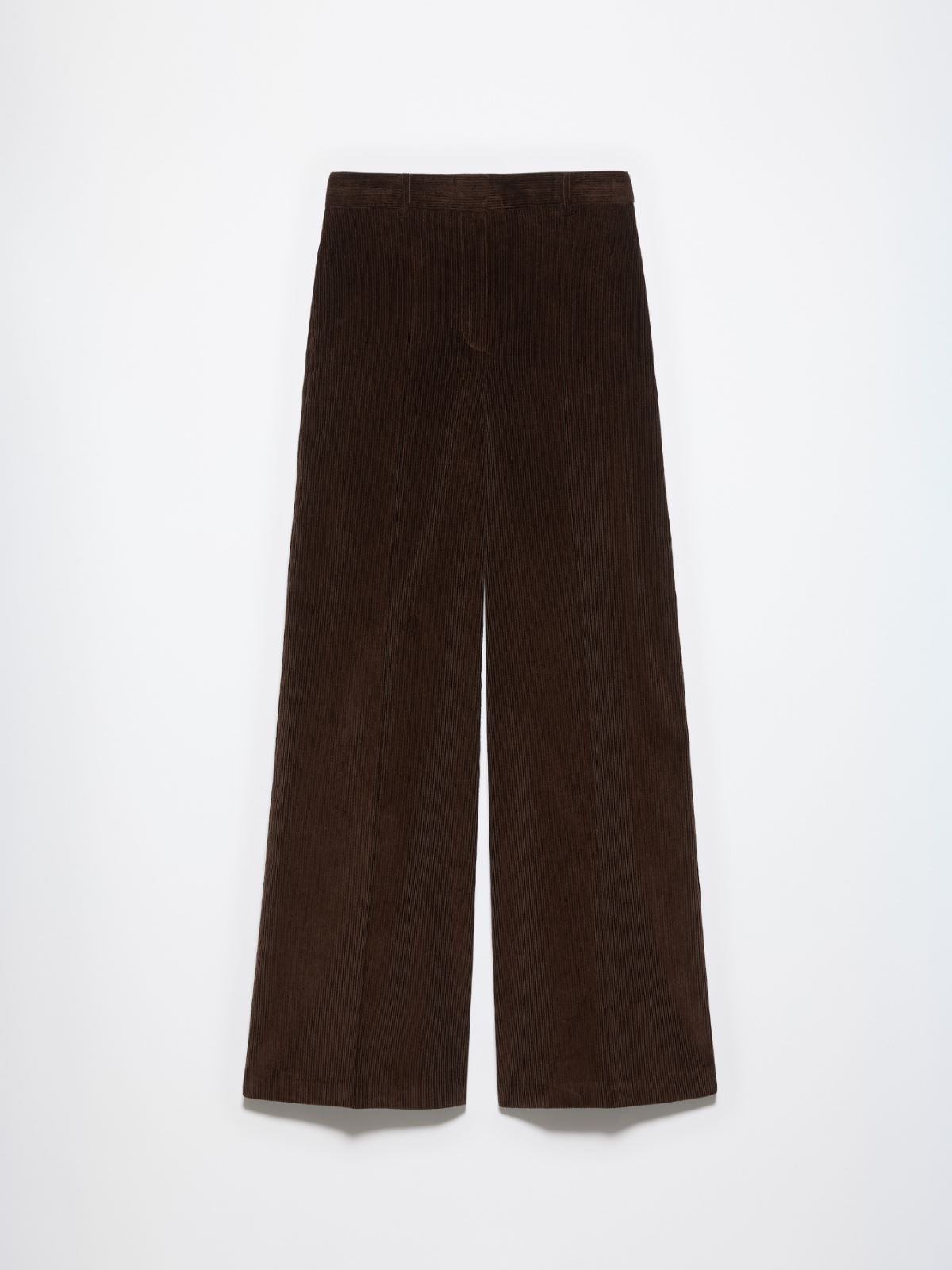 Wide-leg corduroy trousers - DARK BROWN - MAX&Co. - 6
