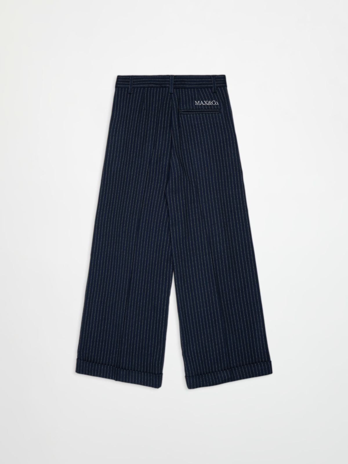 Pantalon formel à rayures KID - BLEU - MAX&Co. - 2