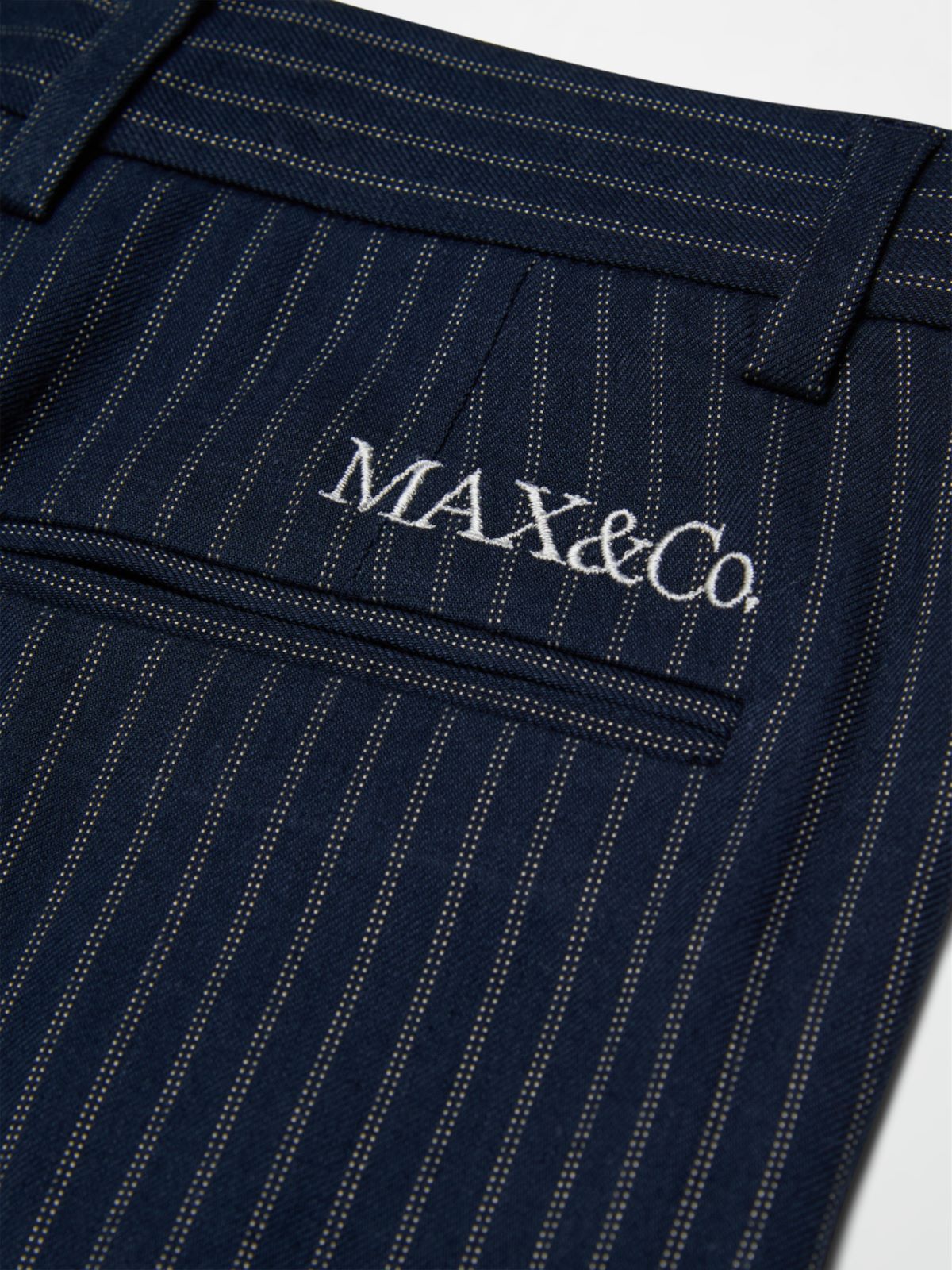 Pantalon formel à rayures KID - BLEU - MAX&Co. - 4