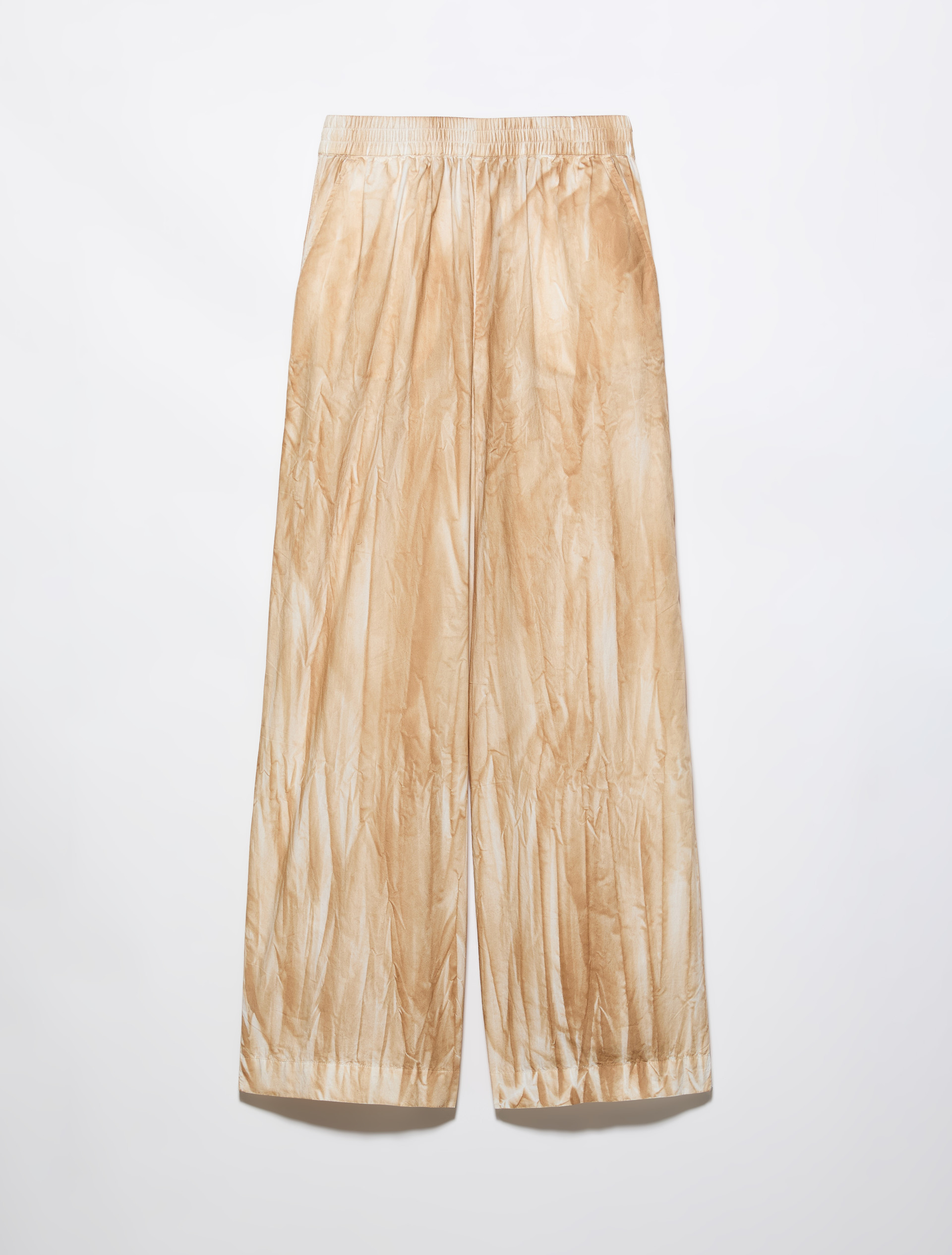 Cotton-poplin trousers - MAX&Co.