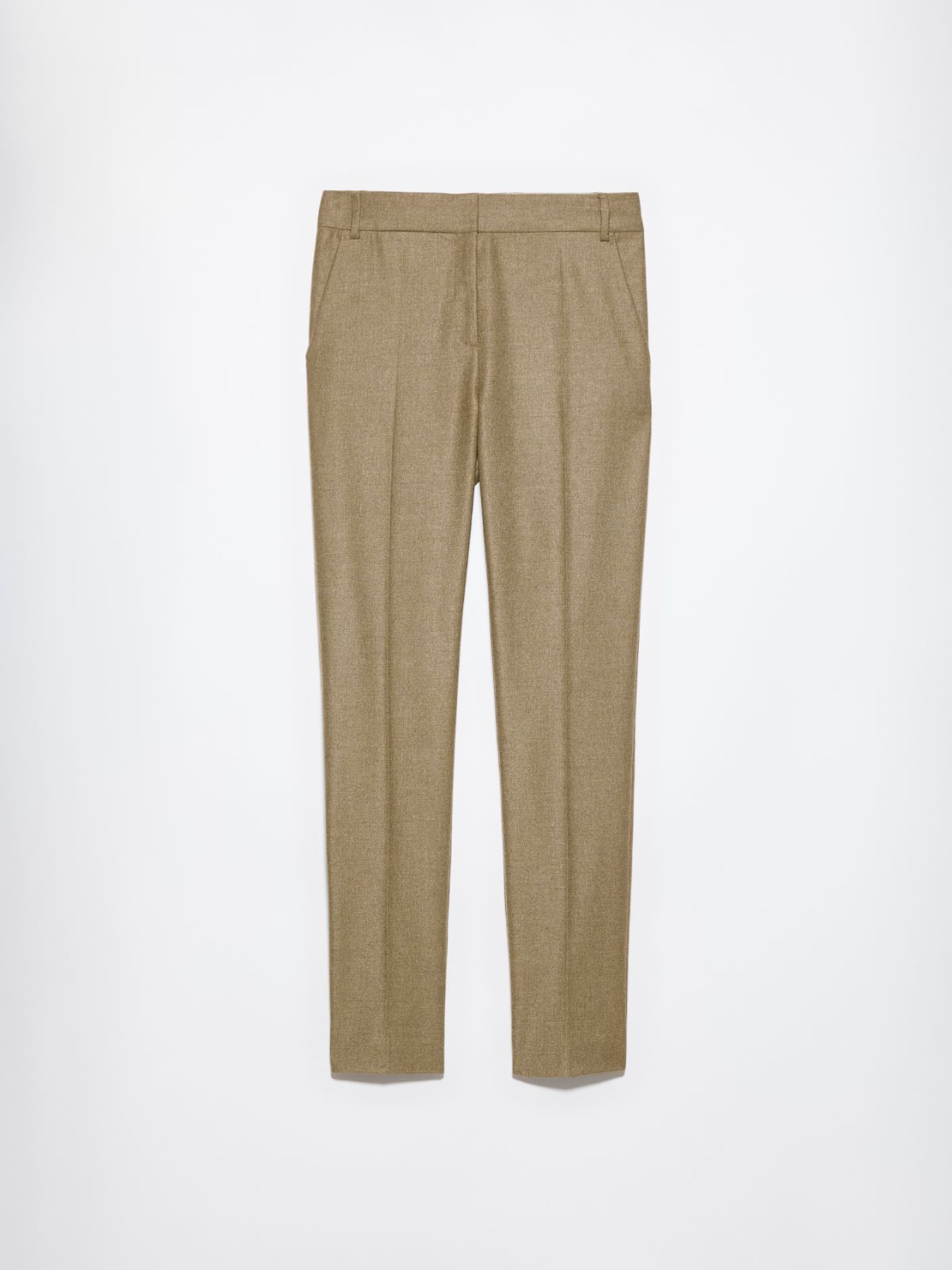 Tapered flannel trousers - MELANGE GREY - MAX&Co. - 6