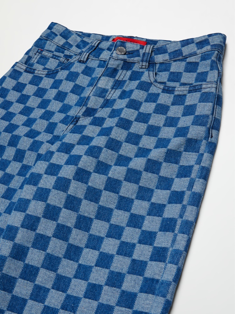 Jean regular à motif à carreaux KID - MAX&Co. - 3
