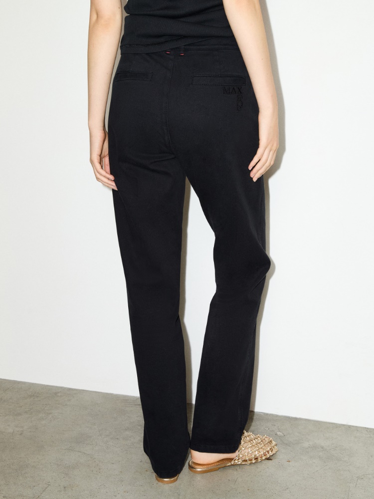 Pantalón de gabardina de algodón - MAX&Co. - 2