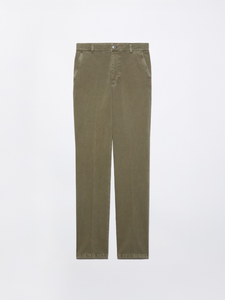 Pantalón de gabardina de algodón - MAX&Co. - 5