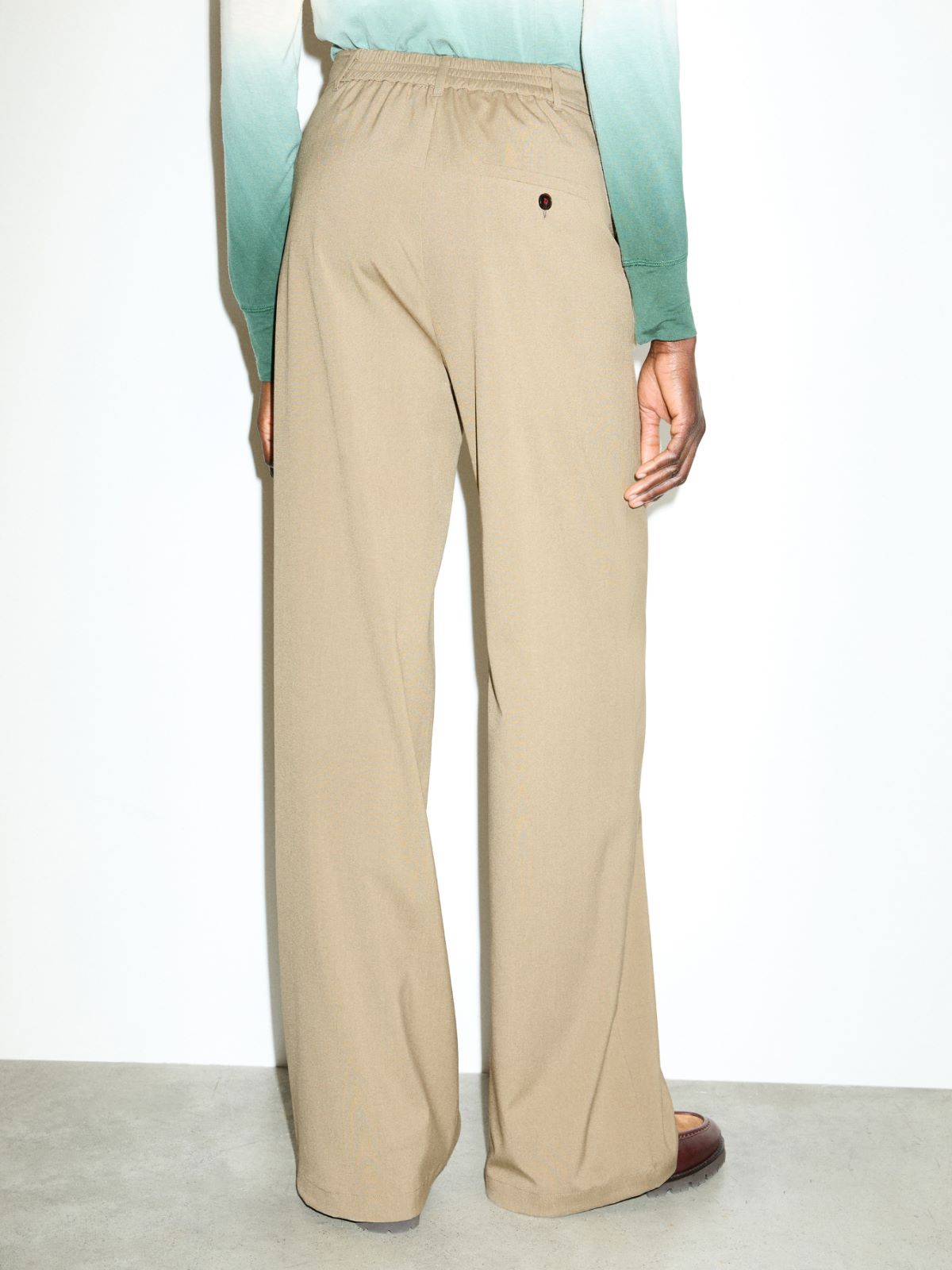 Wide-leg tailored trousers - TURTLEDOVE - MAX&Co. - 2