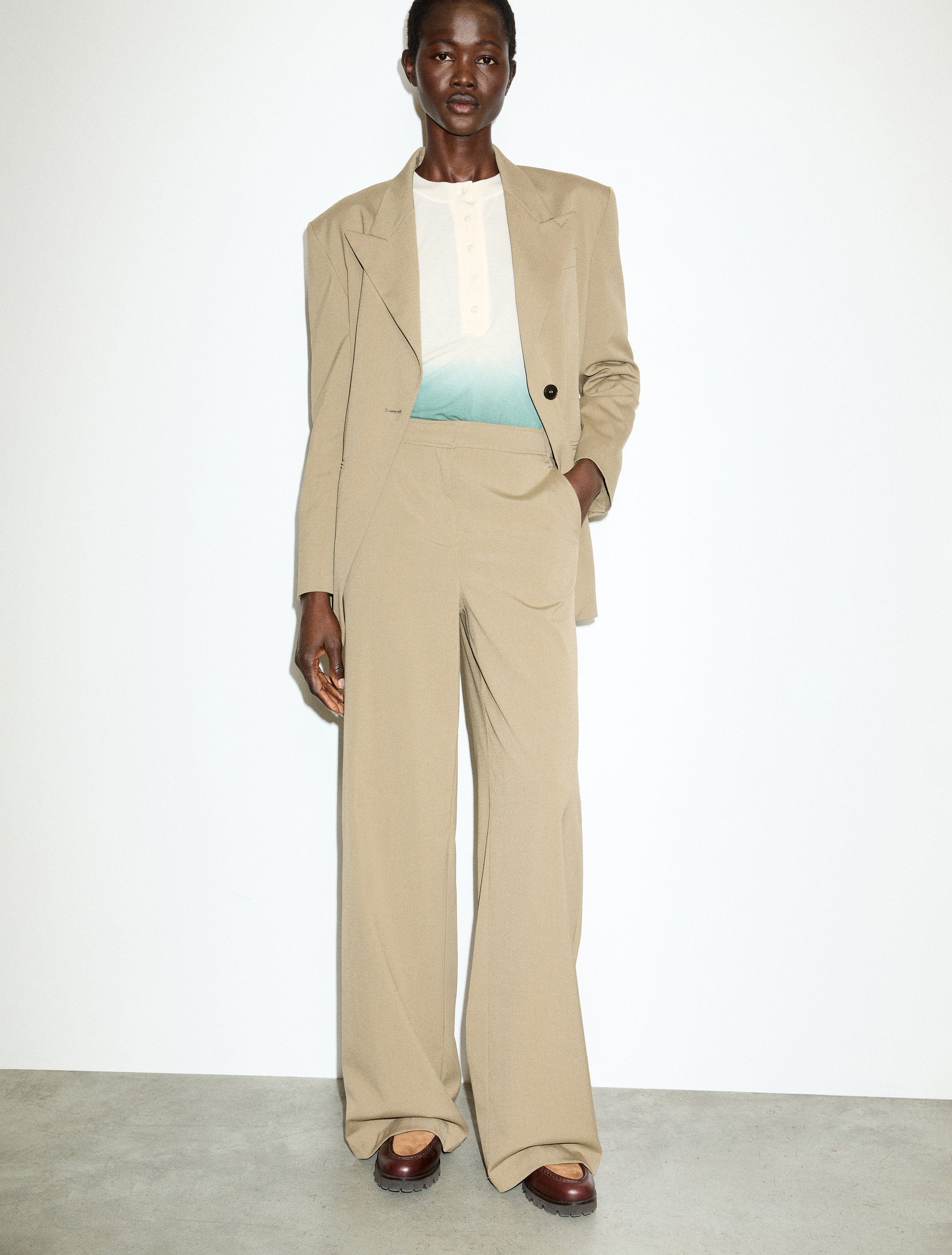 Wide-leg tailored trousers - MAX&Co.