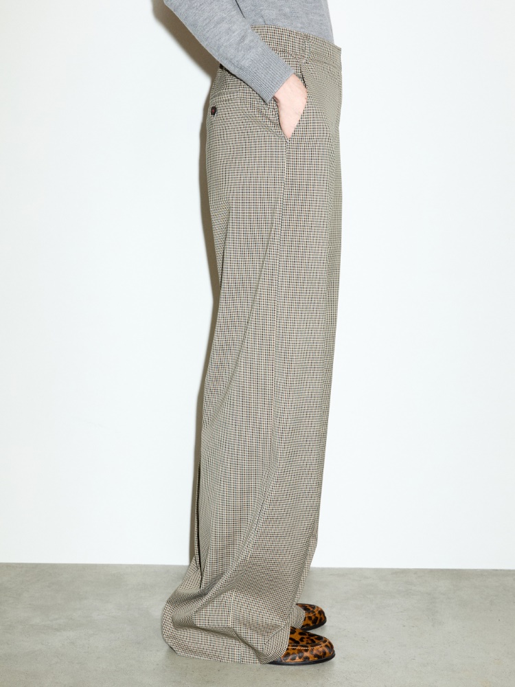 Wide-leg tailored trousers - BEIGE - MAX&Co. - 3