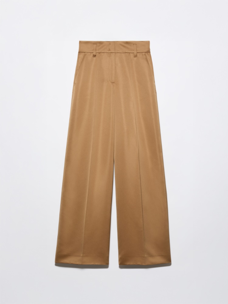 Pantalón de pernera ancha de satén duchesse - MAX&Co. - 5