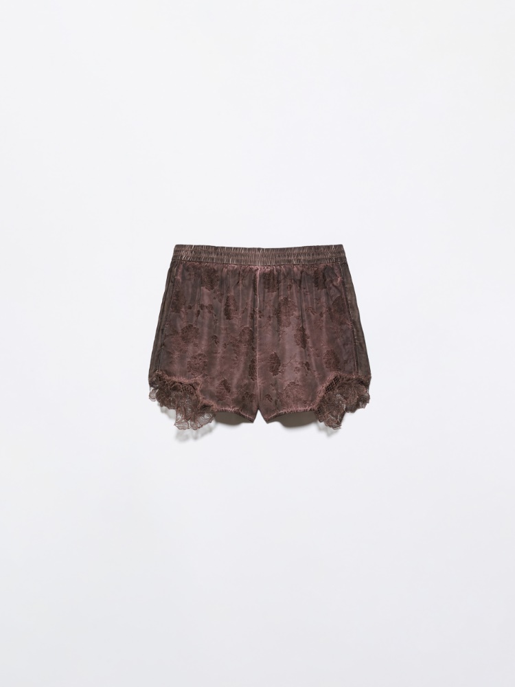 Pantalón corto de jacquard con encaje - MAX&Co. - 5
