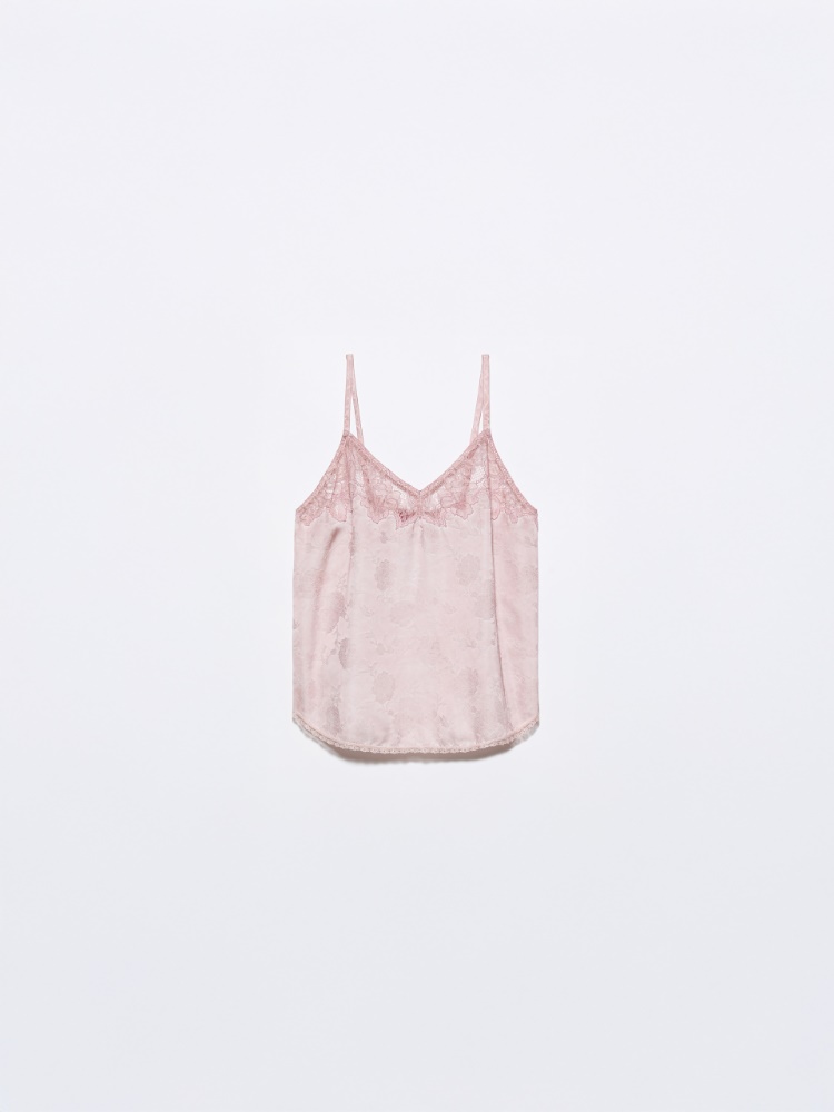 Top de jacquard con encaje - ROSA - MAX&Co.