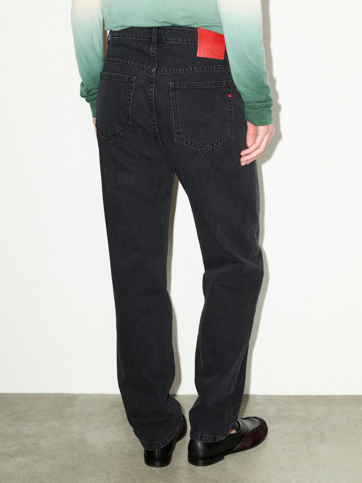Black slim-fit jeans - BLACK - MAX&Co. - 2