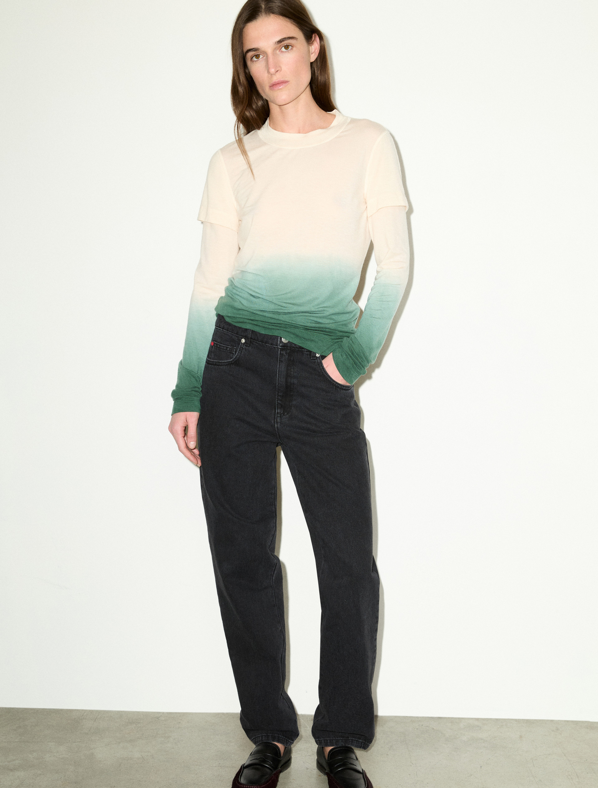 Black slim-fit jeans - MAX&Co.
