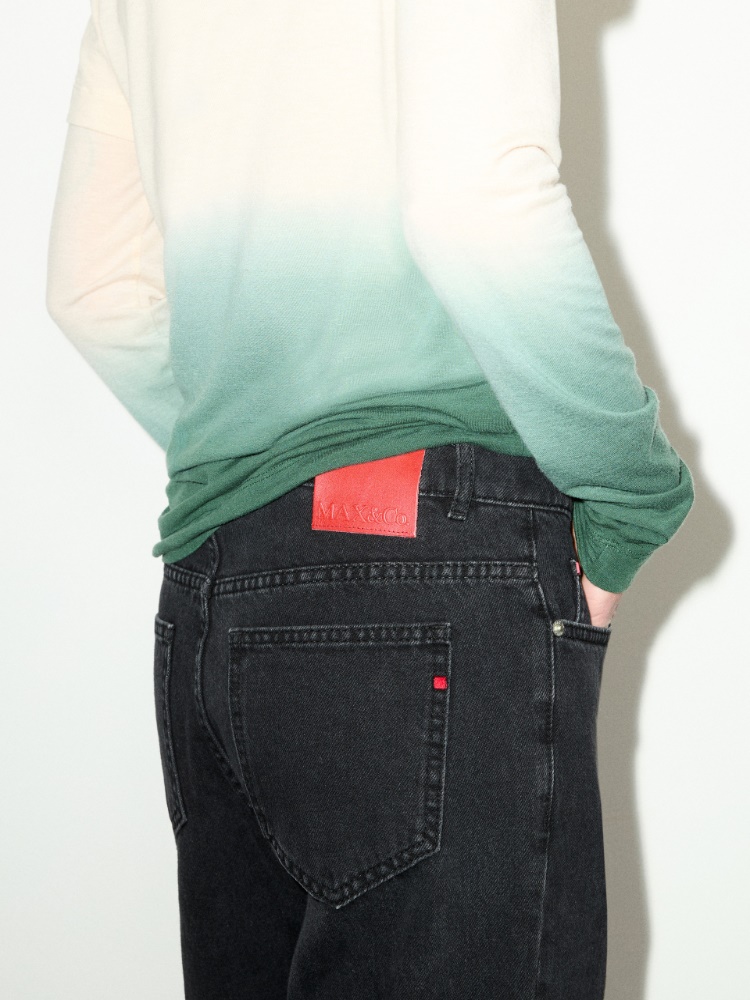 Black slim-fit jeans - BLACK - MAX&Co. - 4