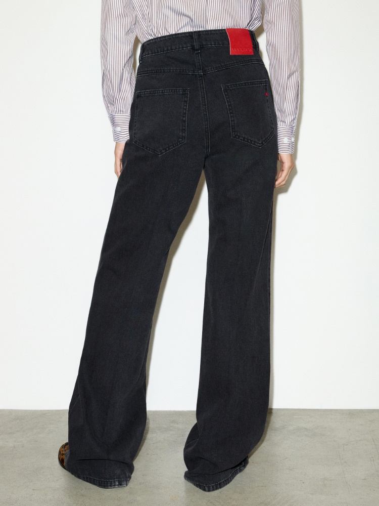 Black wide-leg jeans - BLACK - MAX&Co. - 2