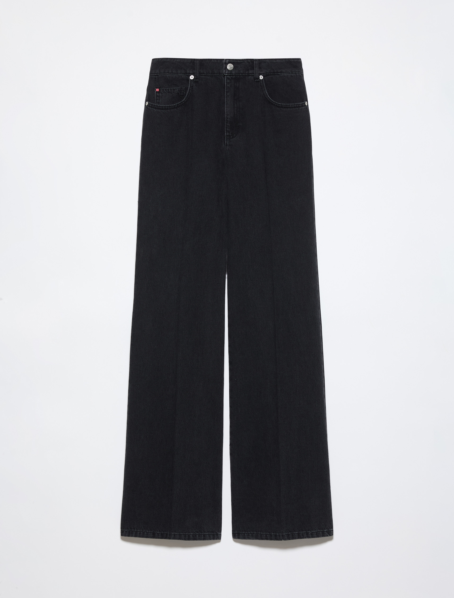 Black wide-leg jeans - MAX&Co.