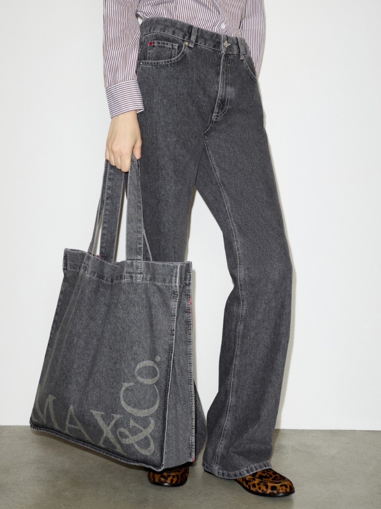Grey loose-fit jeans - GREY - MAX&Co. - 4