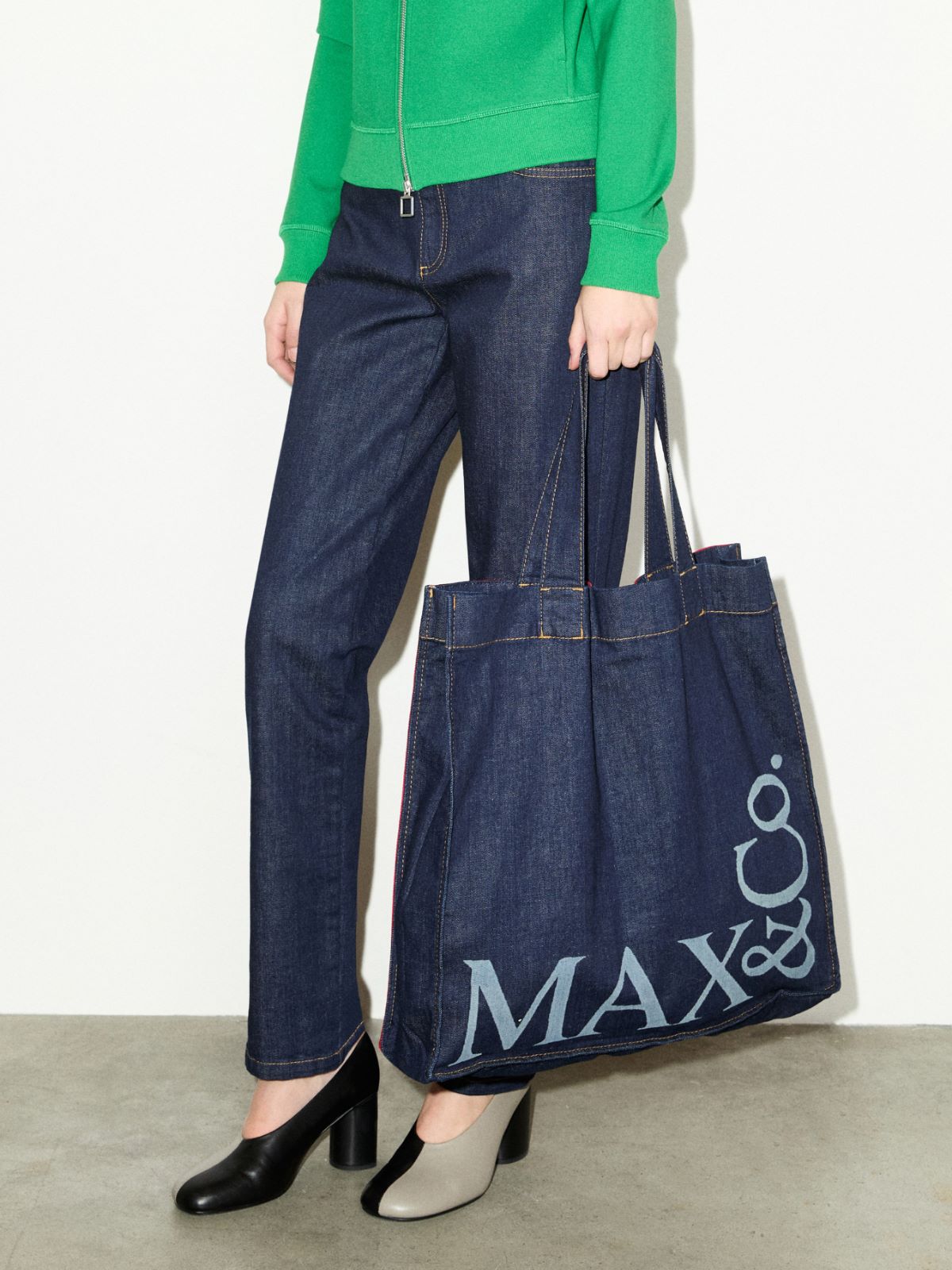 Slim-Fit-Jeans in Raw-Blue - BLAU - MAX&Co. - 4