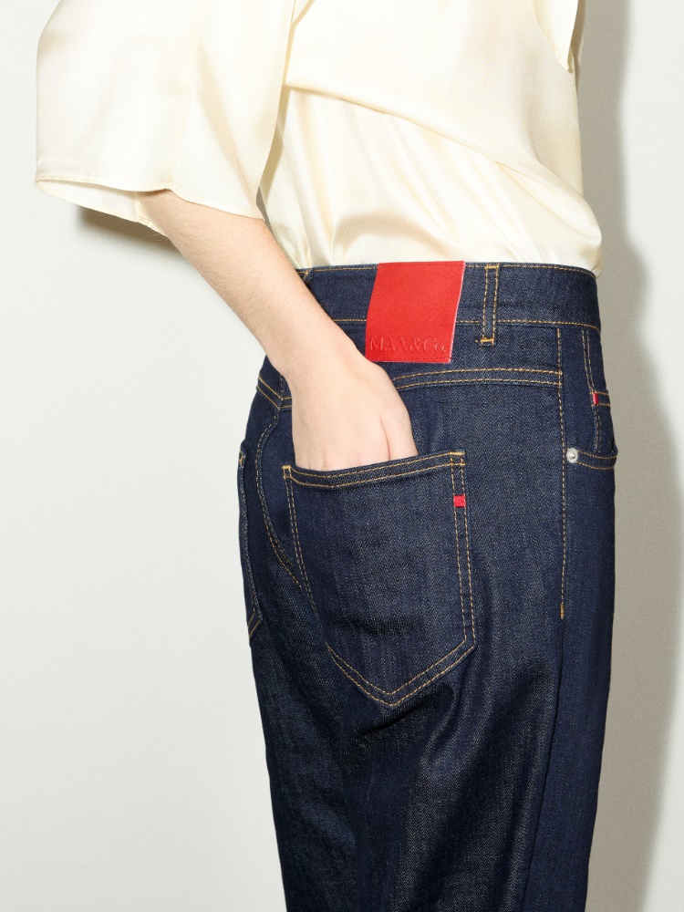 Raw-blue wide-leg jeans - MAX&Co. - 3