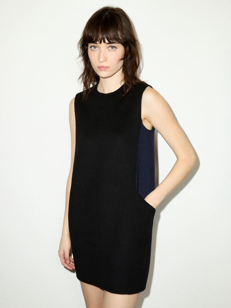 Double-woven wool tunic dress - MAX&Co.