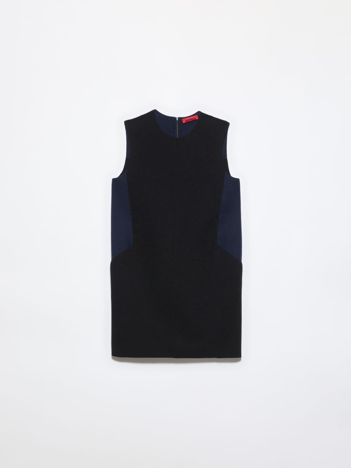 Double-woven wool tunic dress - BLACK - MAX&Co. - 5