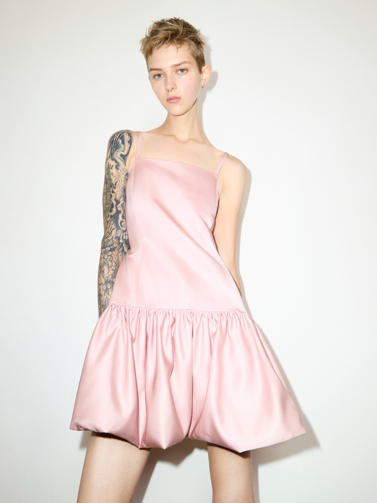 Satin balloon hem mini dress - MAX&Co.