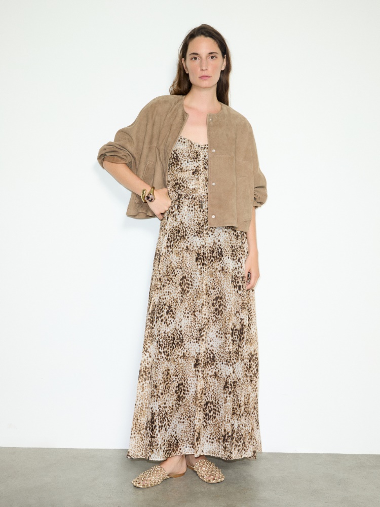 Fil coupé chiffon dress - MAX&Co. - 5