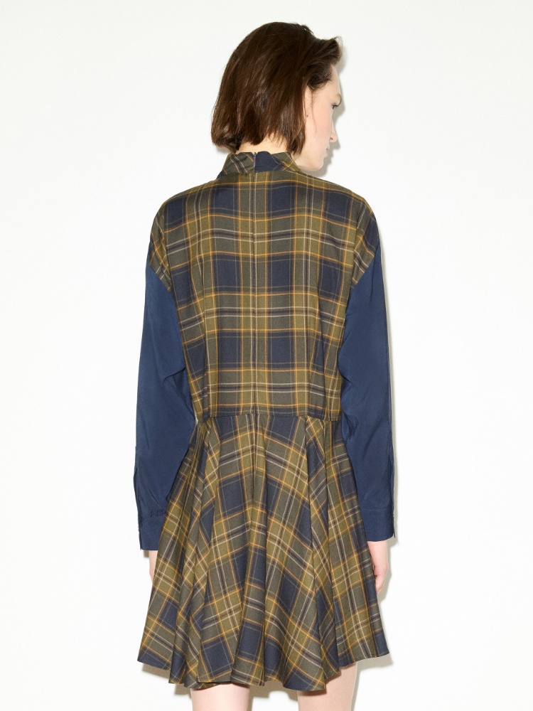 Checked mini dress - OLIVE - MAX&Co. - 2
