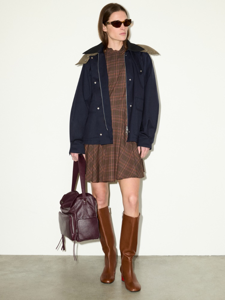 Checked mini dress - BROWN - MAX&Co. - 5