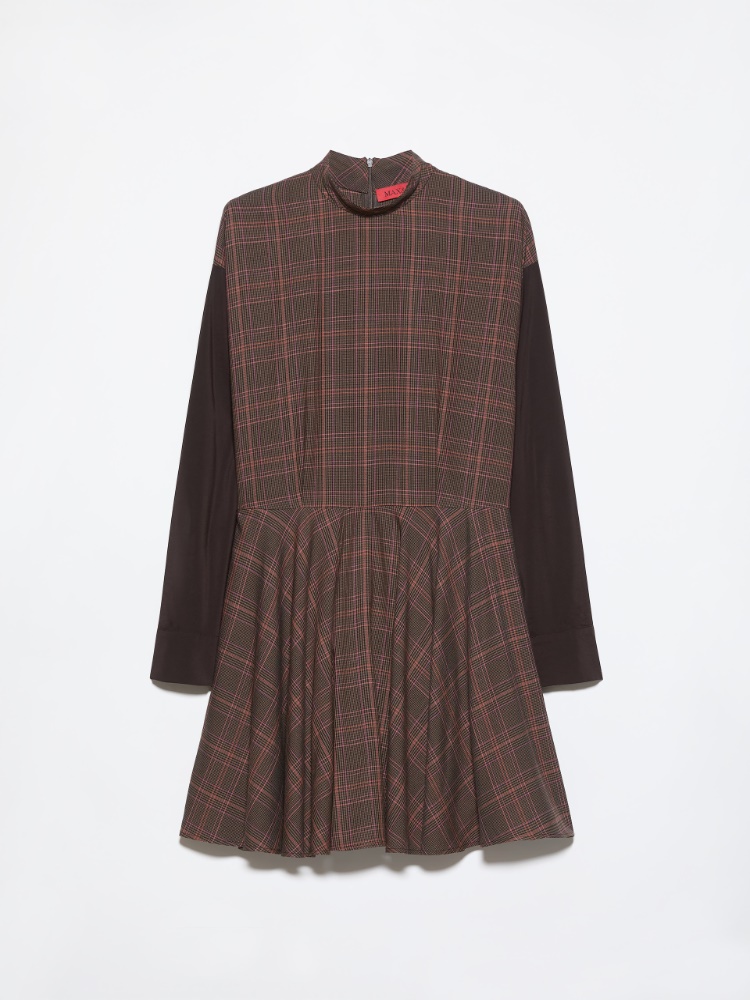 Checked mini dress - BROWN - MAX&Co. - 6