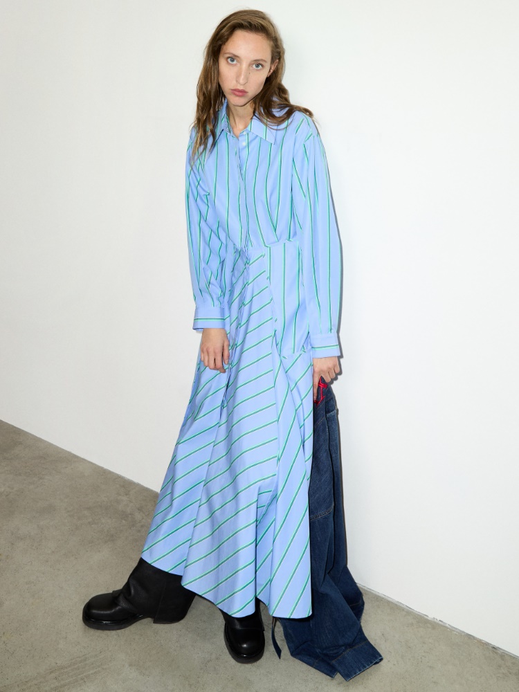 Cotton-poplin shirt dress - MAX&Co.