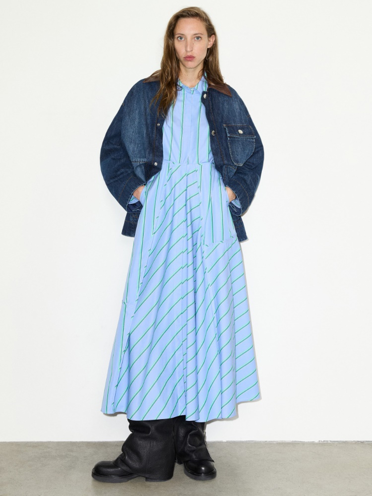 Cotton-poplin shirt dress - MAX&Co. - 4