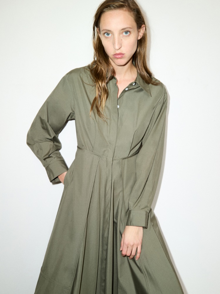 Cotton-poplin shirt dress - MAX&Co. - 3
