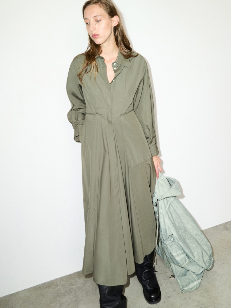 Cotton-poplin shirt dress - MAX&Co.