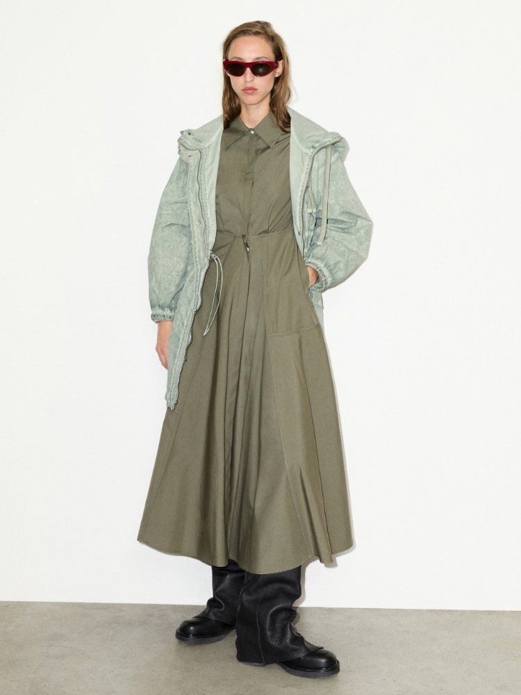 Cotton-poplin shirt dress - MAX&Co. - 4