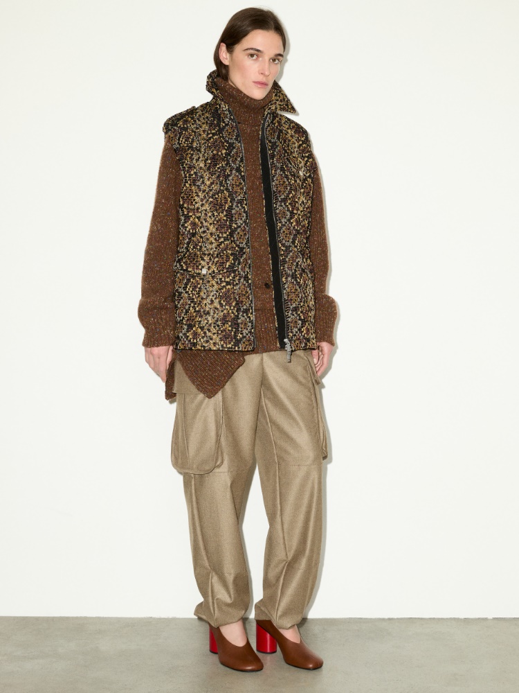Snake-effect jacquard gilet - MAX&Co. - 5