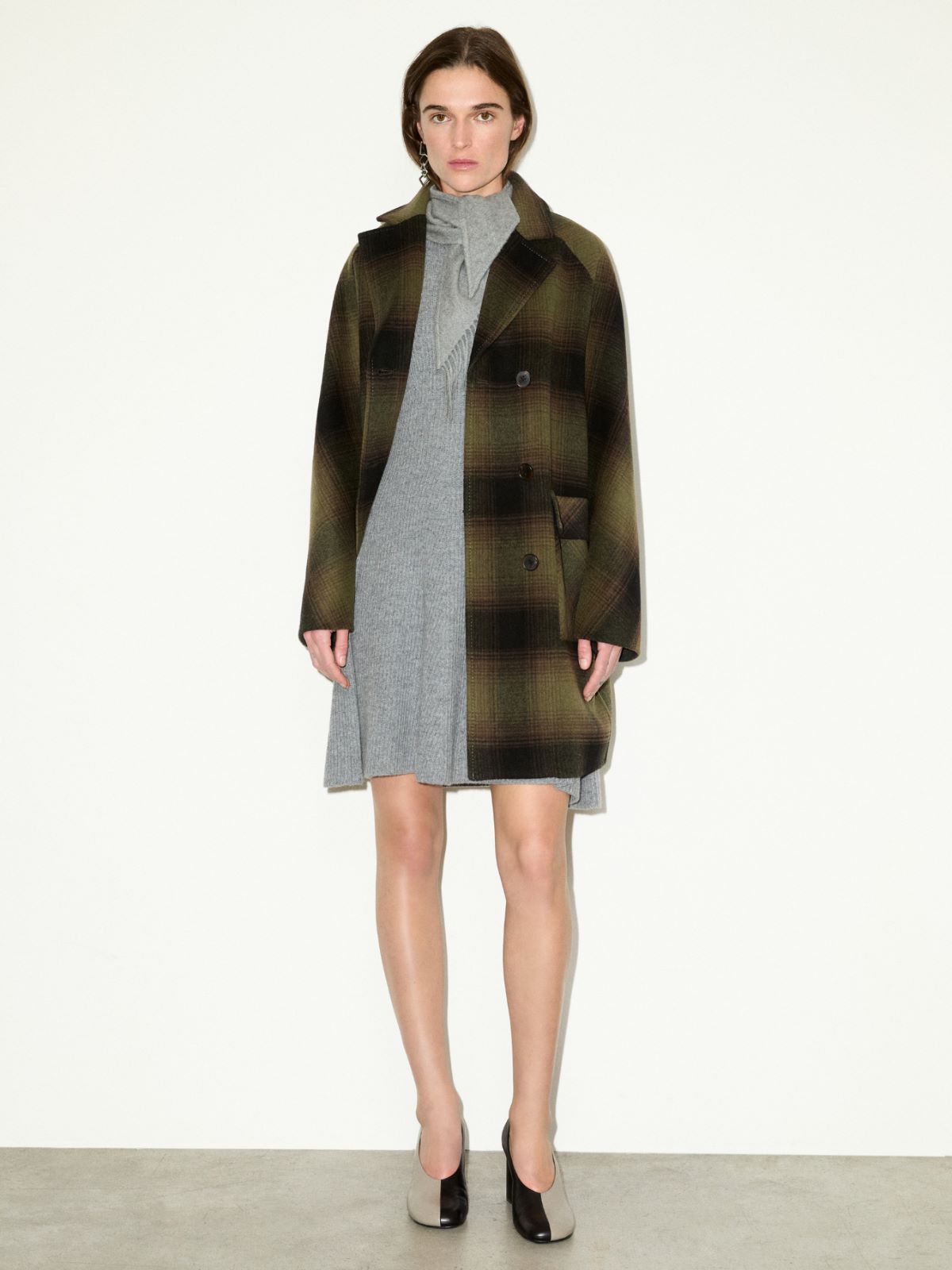 Knitted wool mini dress - LIGHT GREY - MAX&Co. - 5