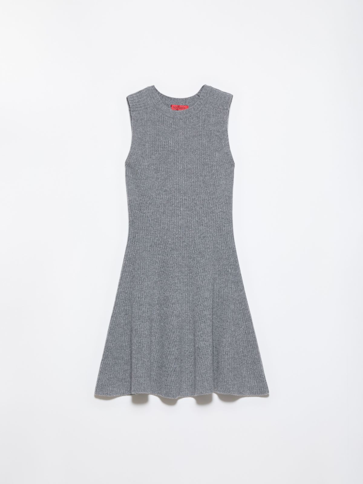 Knitted wool mini dress - LIGHT GREY - MAX&Co. - 6