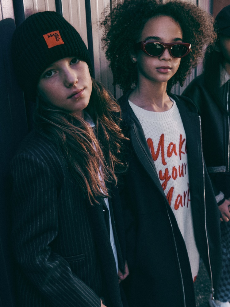 Robe en maille avec inscription sur le devant KID - MAX&Co. - 5