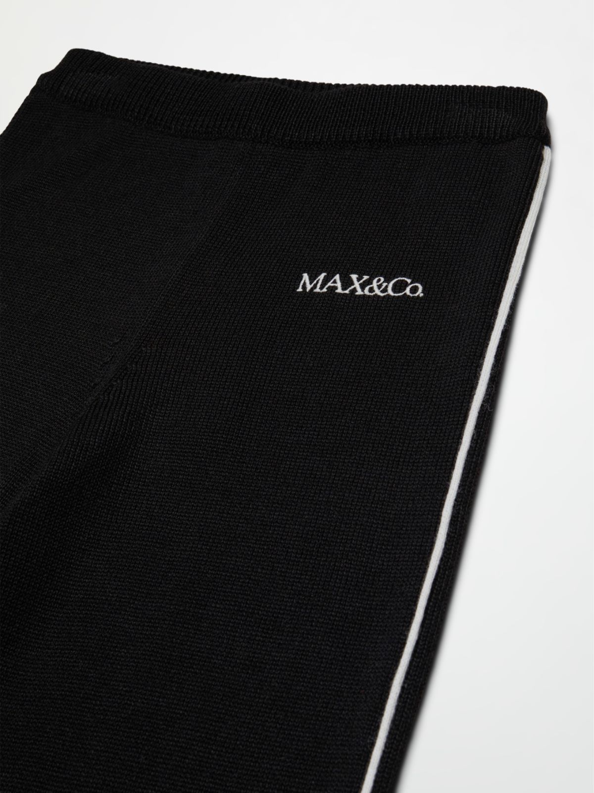 Knit pants with logo KID - BLACK - MAX&Co. - 3