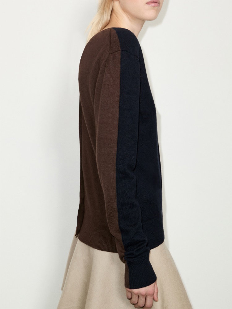 Cotton and cashmere cardigan - NAVY - MAX&Co. - 5
