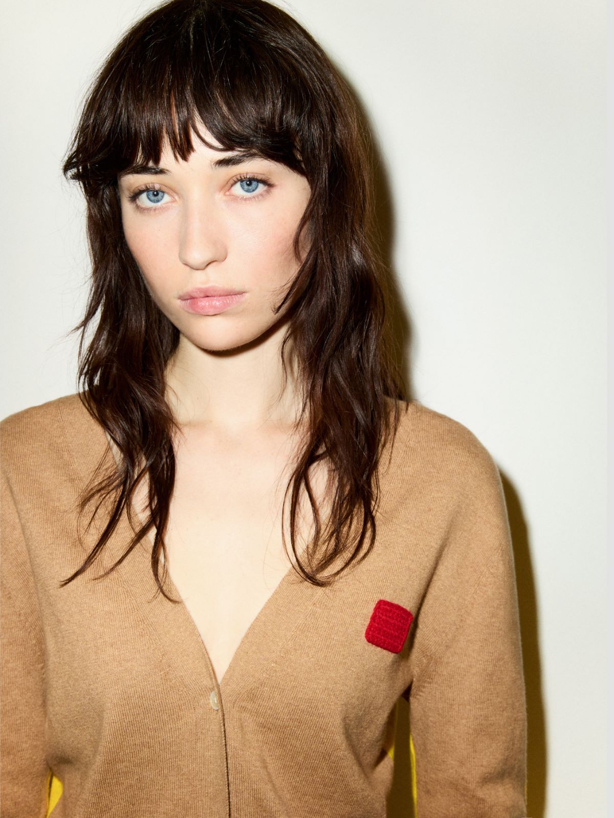 Cotton and cashmere cardigan - CAMEL - MAX&Co. - 3