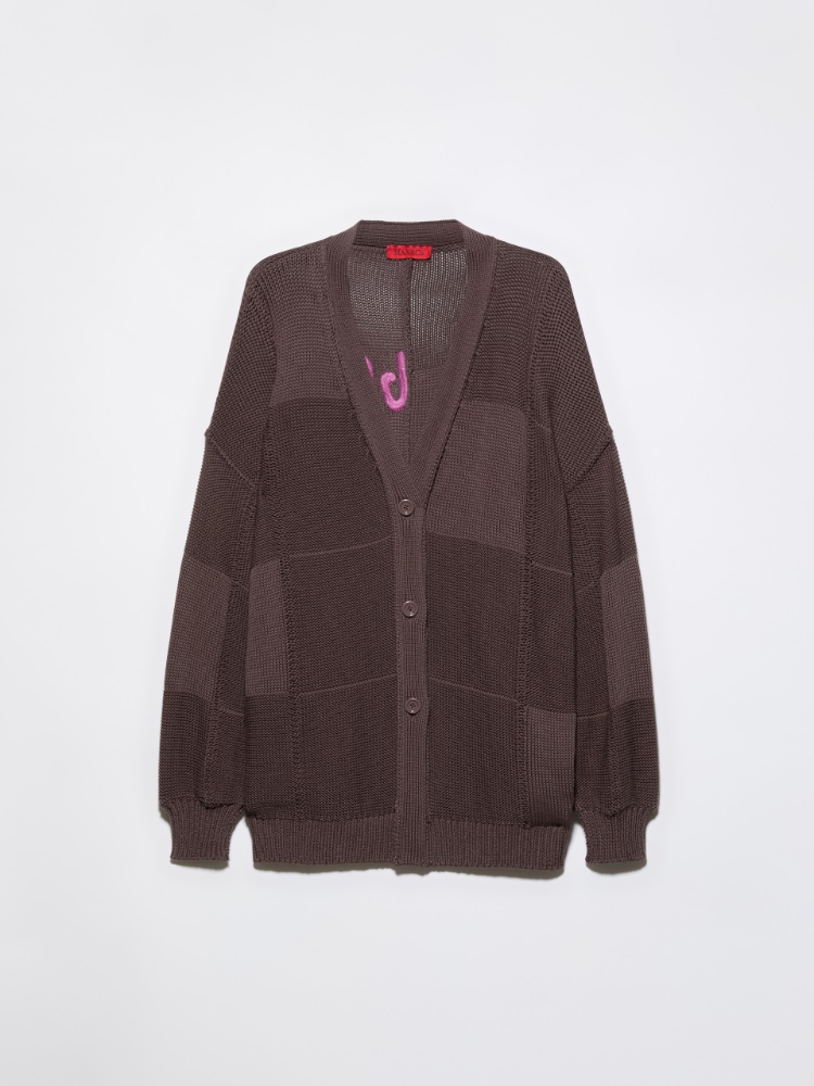 Oversized embroidered cardigan - MAX&Co. - 7