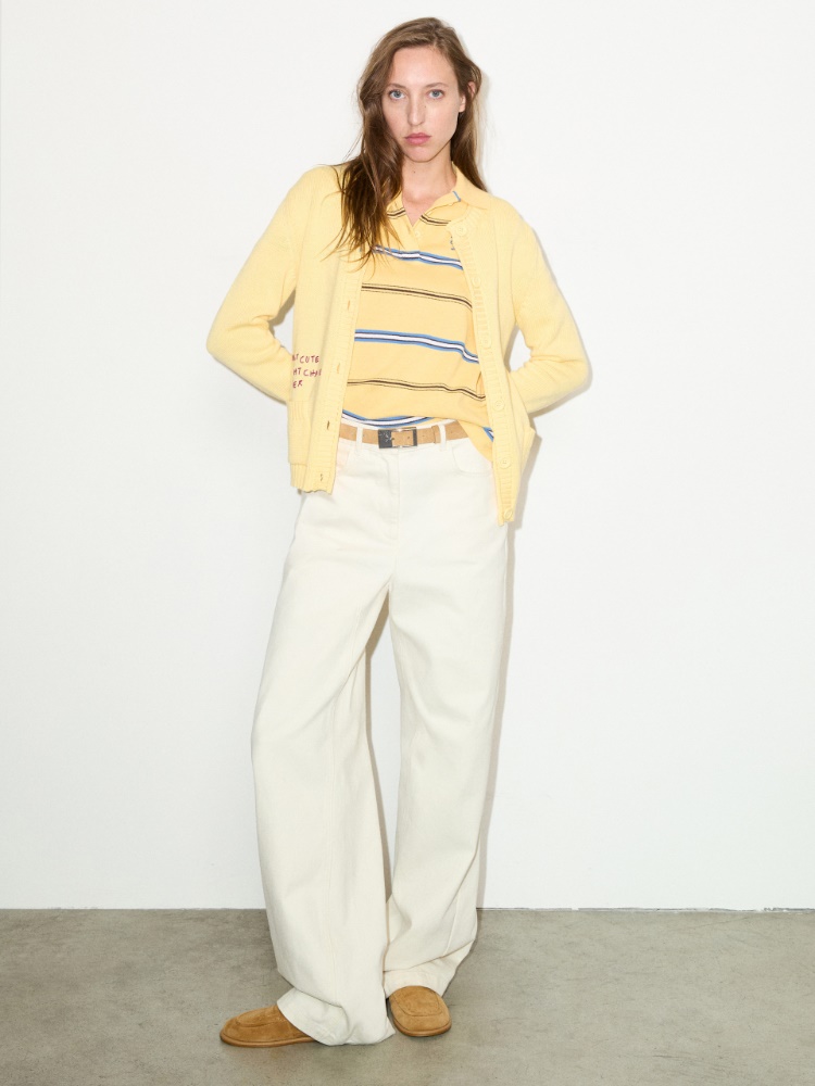 Embroidered cotton cardigan - MAX&Co. - 6
