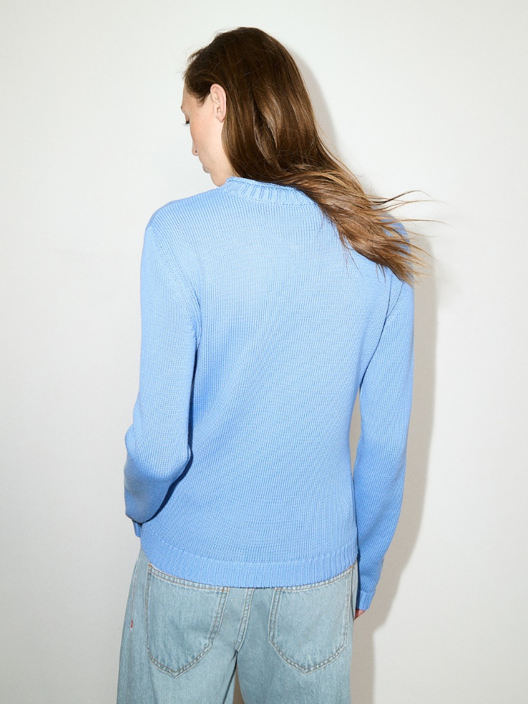 Embroidered cotton cardigan - MAX&Co. - 2