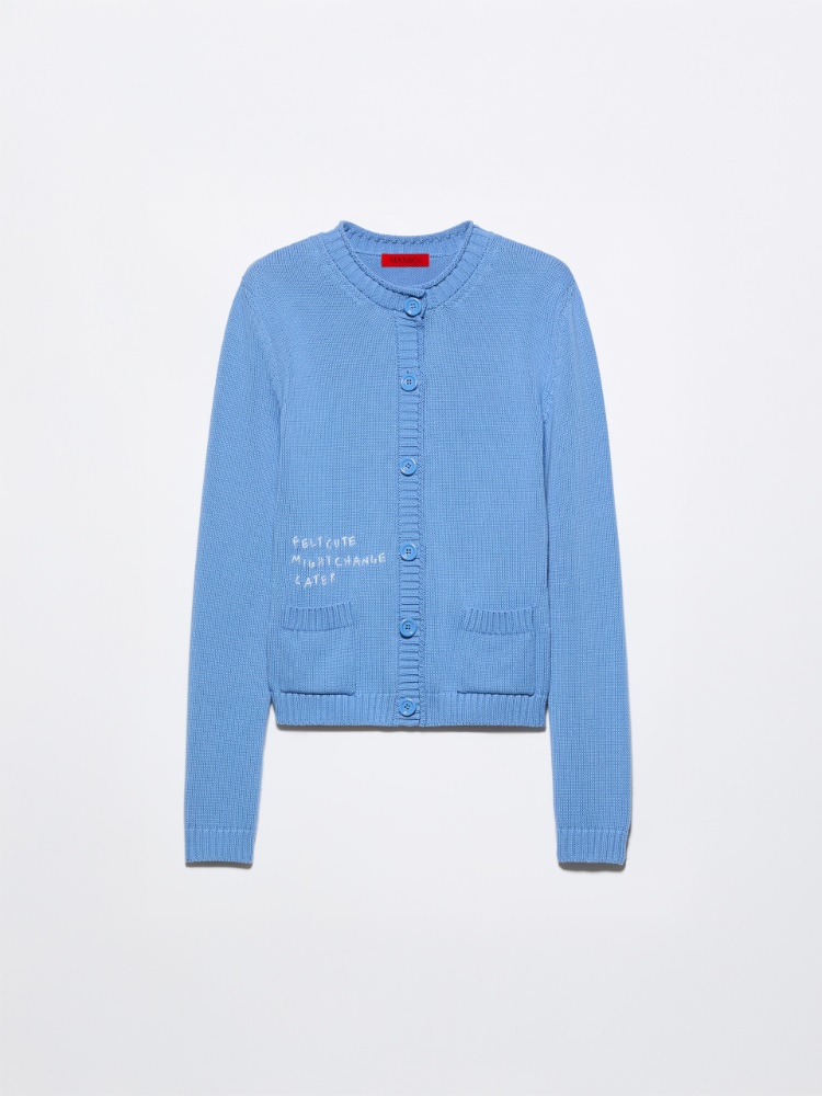 Embroidered cotton cardigan - MAX&Co. - 6