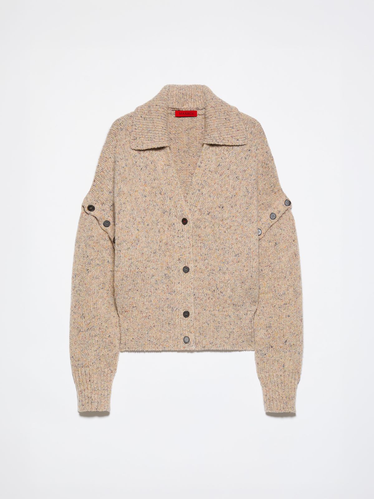 Wool-tweed cardigan - BEIGE - MAX&Co. - 7