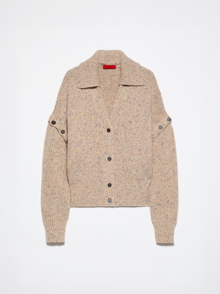 Wool-tweed cardigan - BEIGE - MAX&Co. - 7