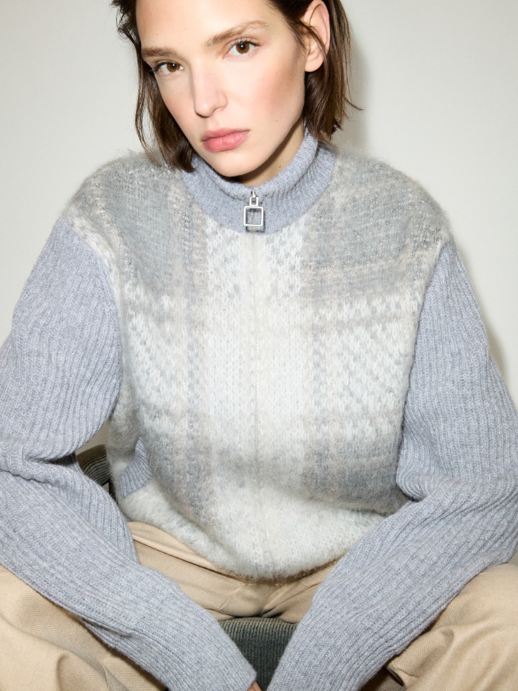 Jacquard-knit bomber jacket - MAX&Co. - 3