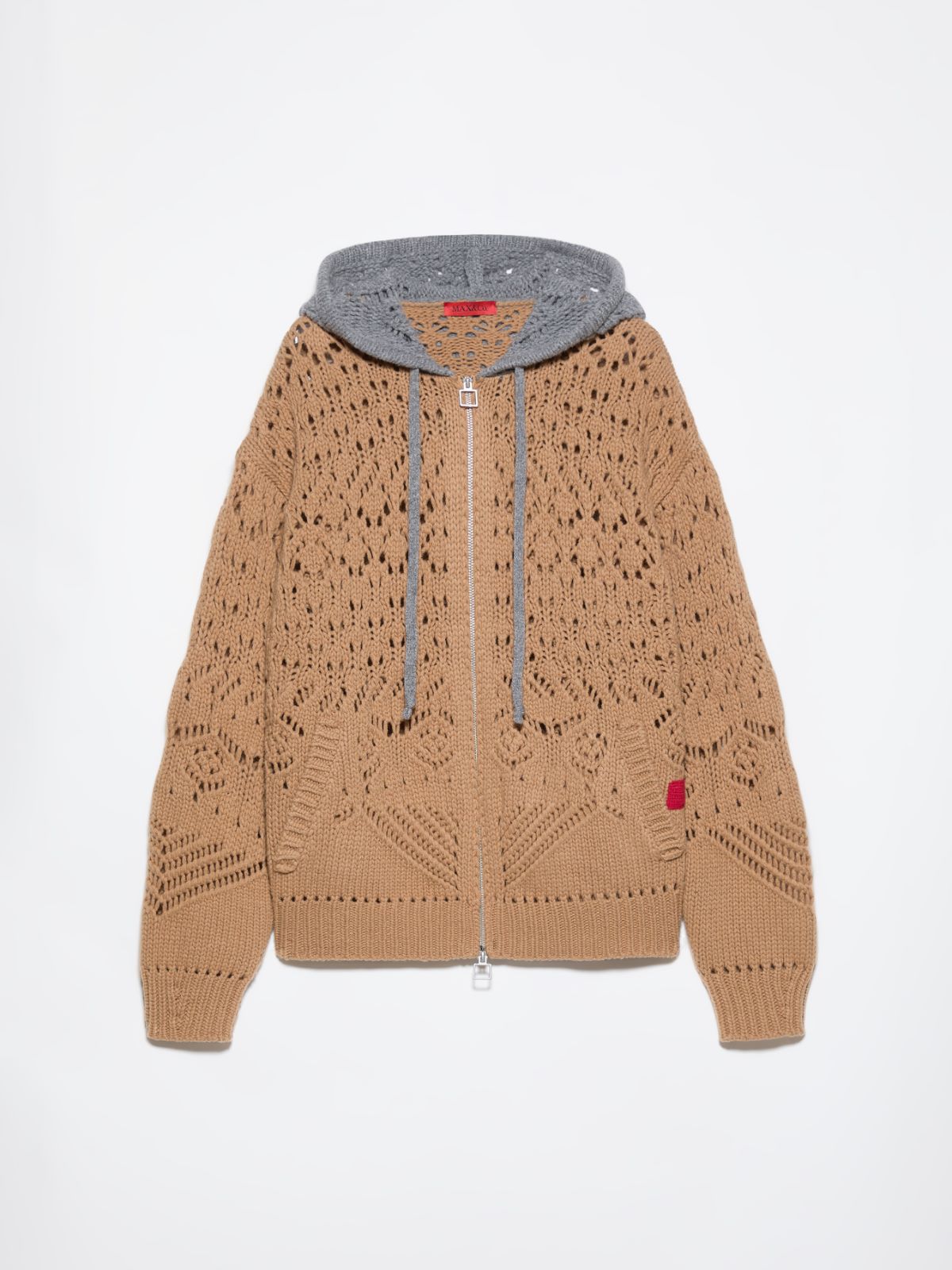 Open-knit wool cardigan - CAMEL - MAX&Co. - 6